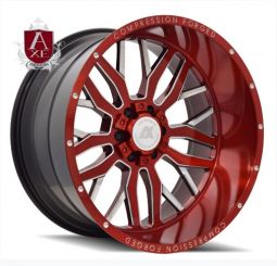 AXE AX1.2 Compression Forged Wheels Candy Red - Milled  - 22"